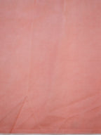 Peach Coral Soft Organza Floral Embroidered Saree