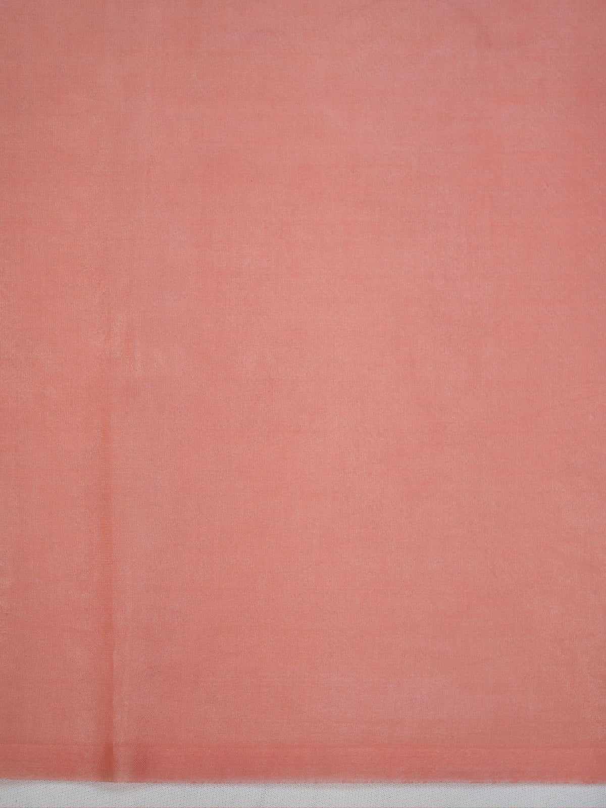Peach Soft Organza Rose Embroidered Saree