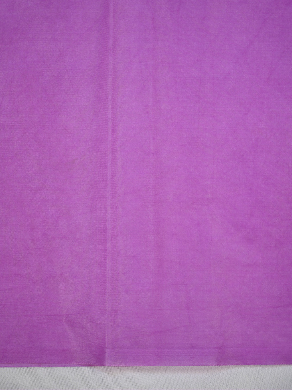 Lavender Soft Organza Silk Floral Embroidered Saree with Scalloped Border