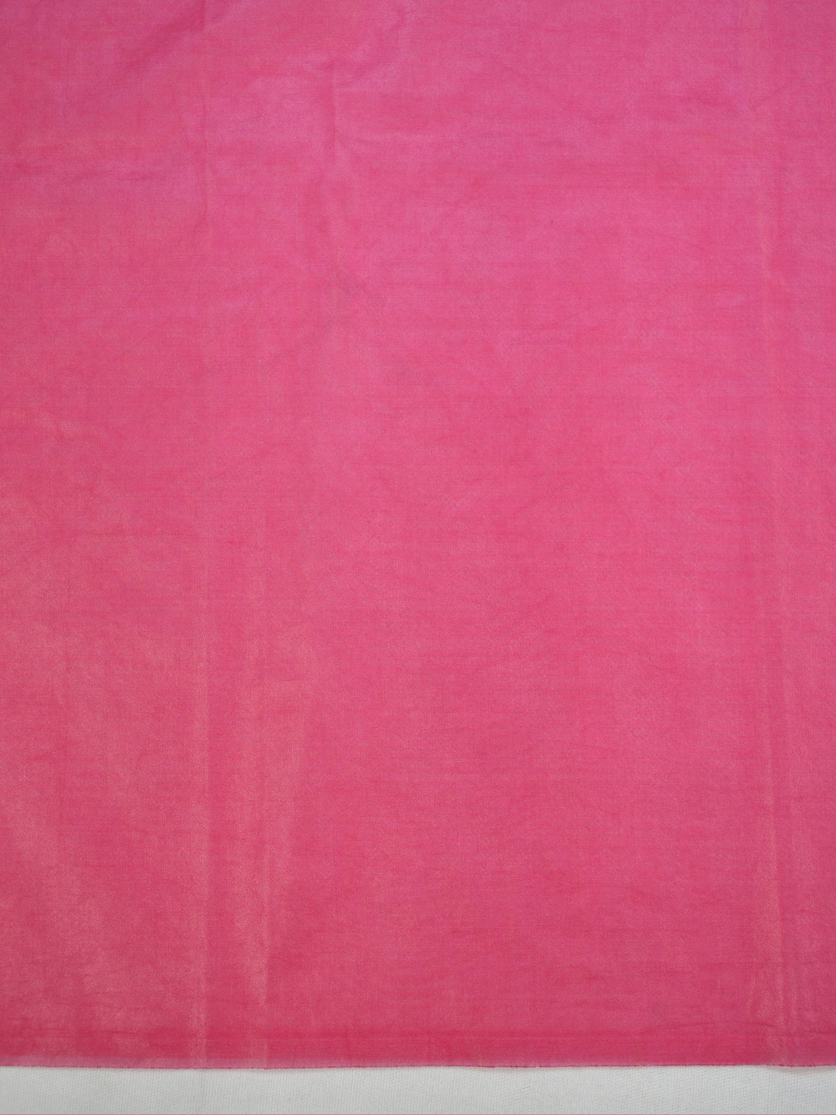 Rose Pink Soft Organza Silk Floral Embroidered Saree with Scalloped Border