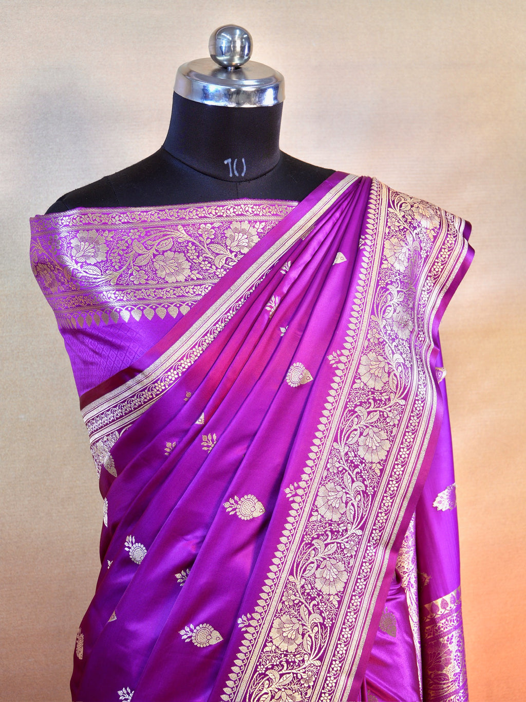 Banarasi Mushru Katan Silk Saree
