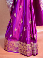 Banarasi Mushru Katan Silk Saree