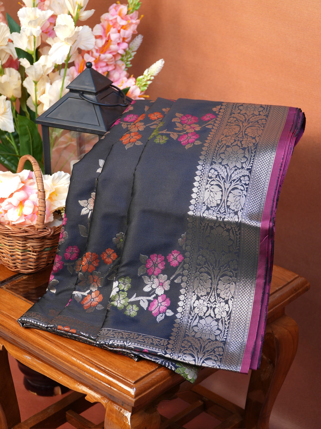 Banarasi Semi Katan Silk Saree