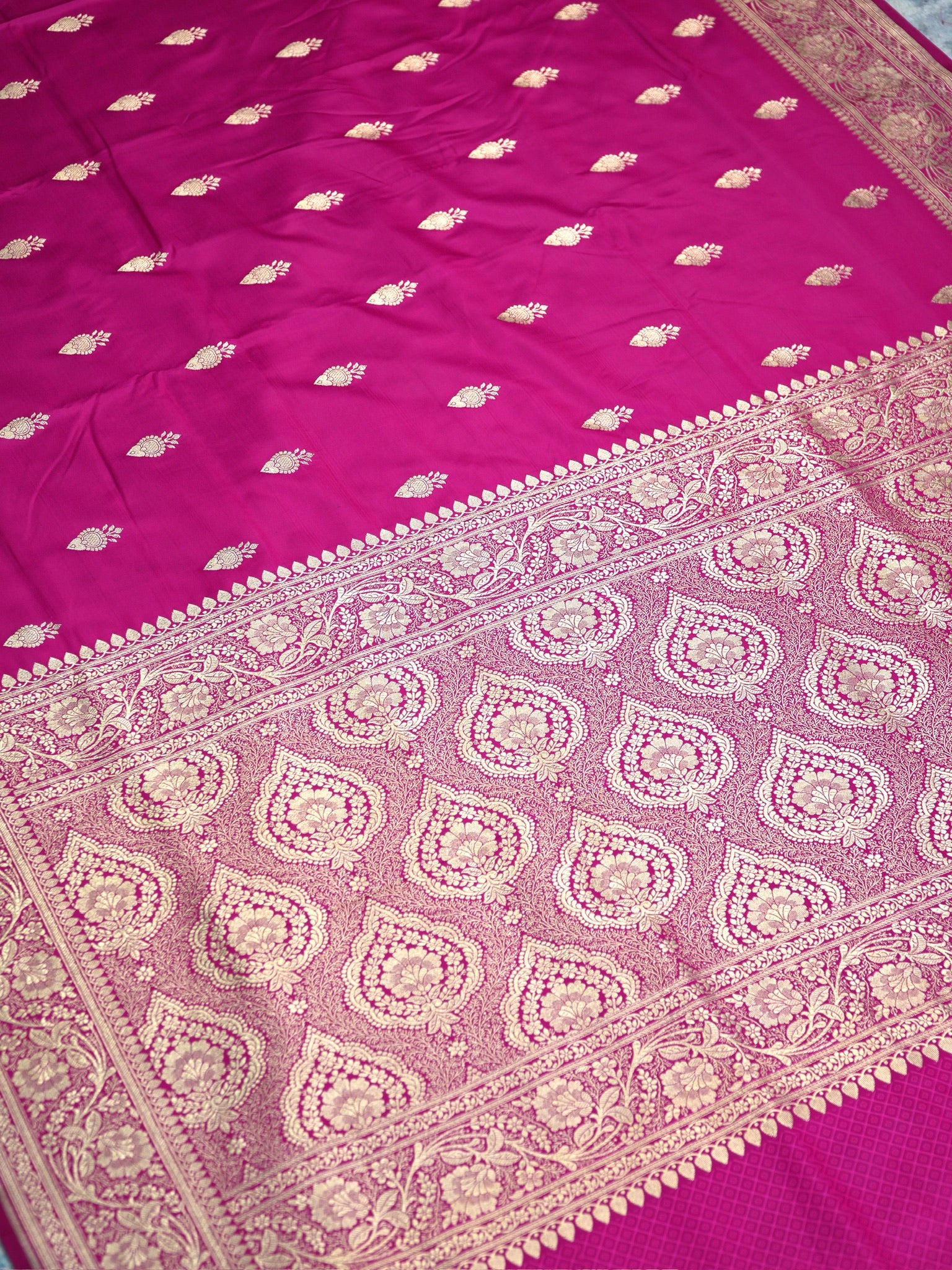 Banarasi Mushru Katan Silk Saree