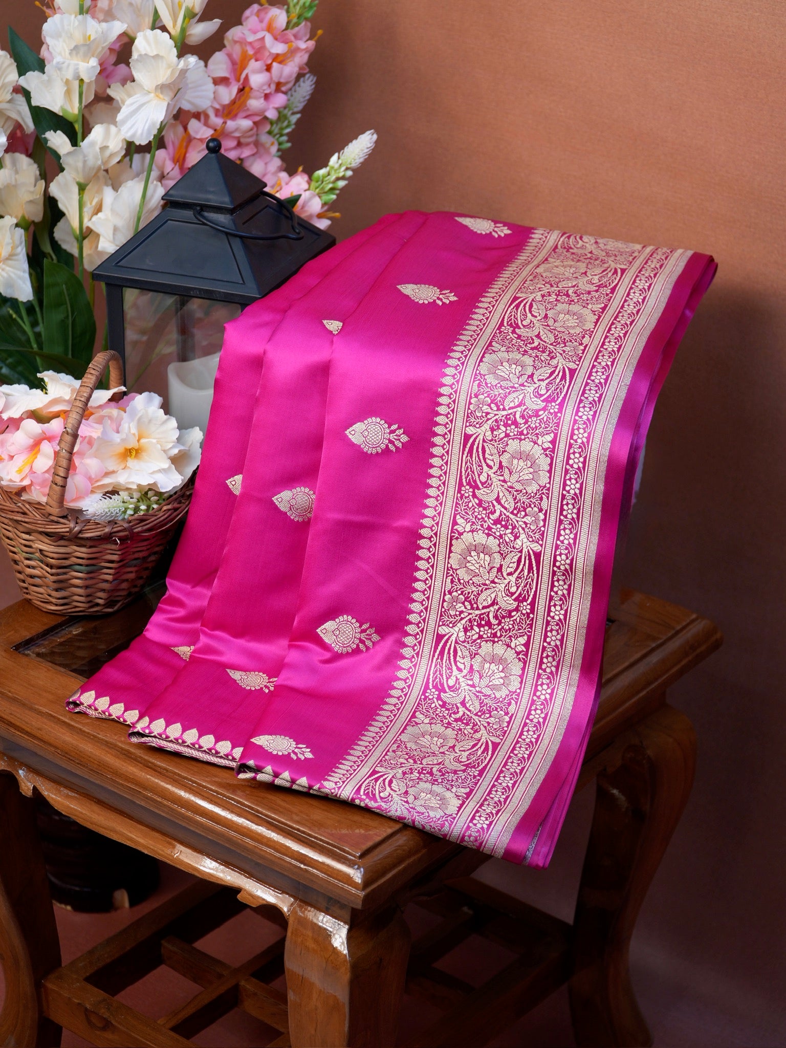 Banarasi Mushru Katan Silk Saree