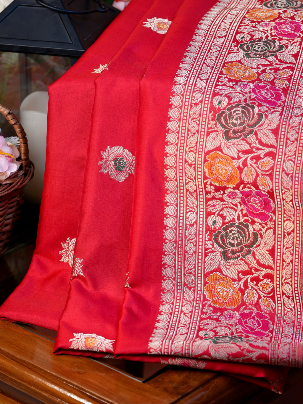 Banarasi Pure Katan Silk Handwoven Saree