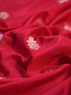 Banarasi Pure Katan Silk Kadhuva Handwoven Saree – Red