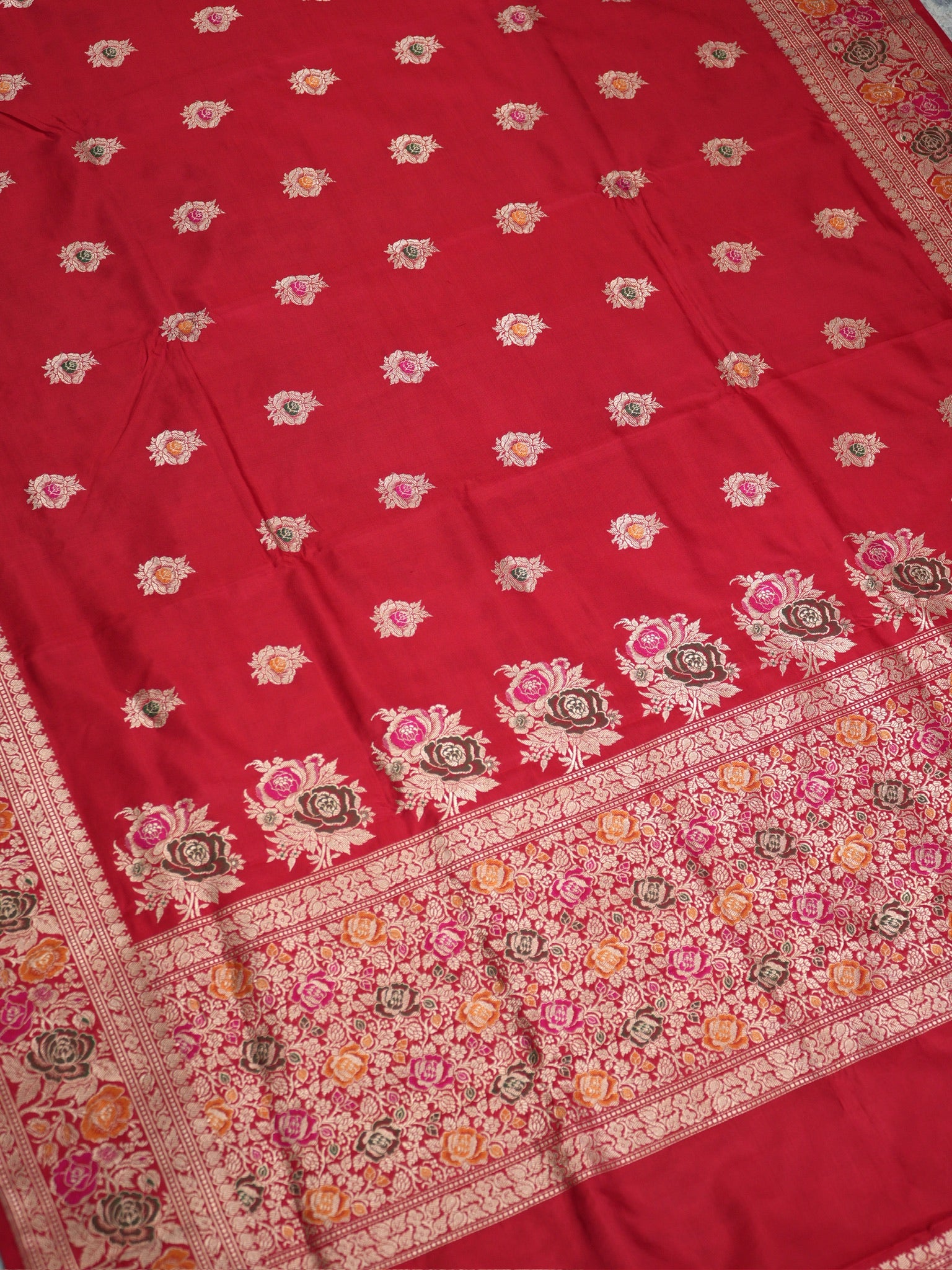 Banarasi Pure Katan Silk Handwoven Saree