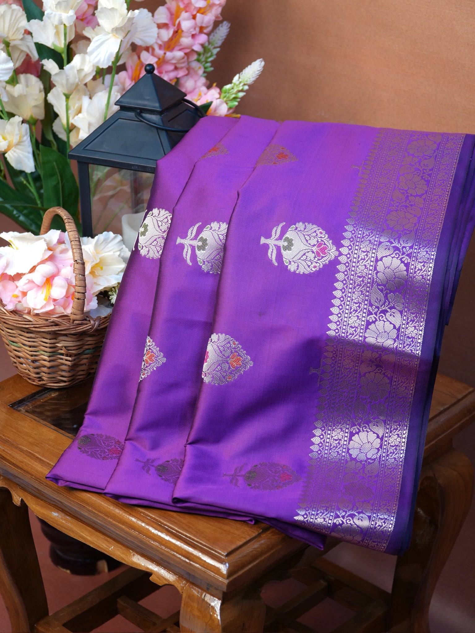 Banarasi Semi Katan Silk Saree