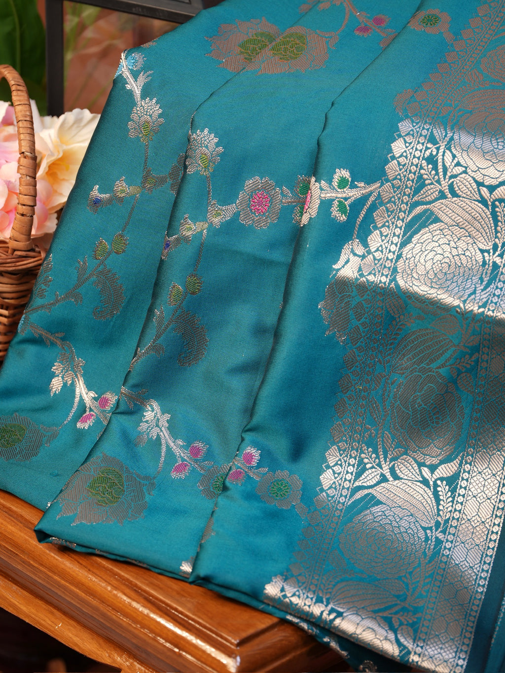 Banarasi Semi Katan Silk Saree