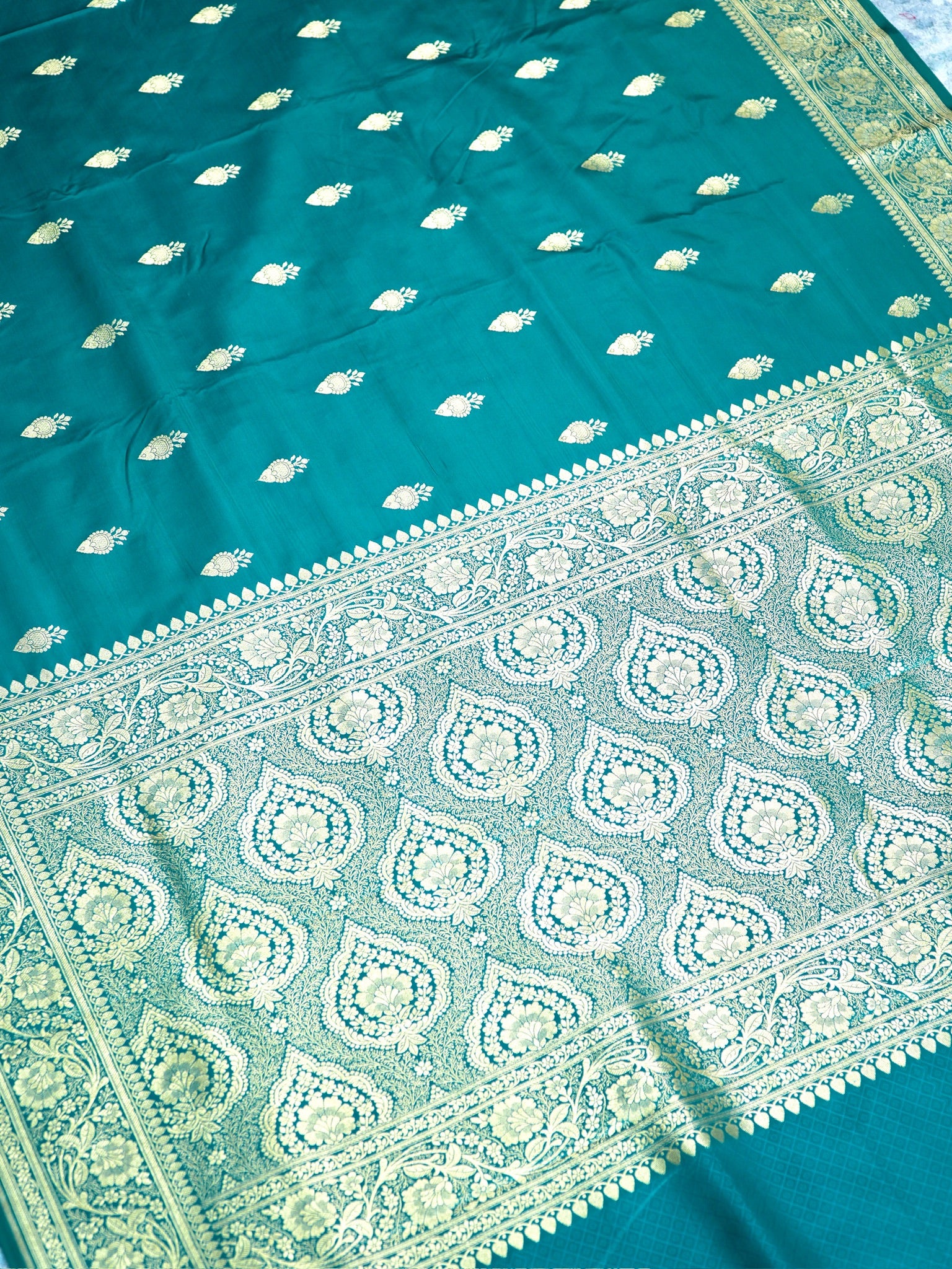 Banarasi Mushru Katan Silk Saree