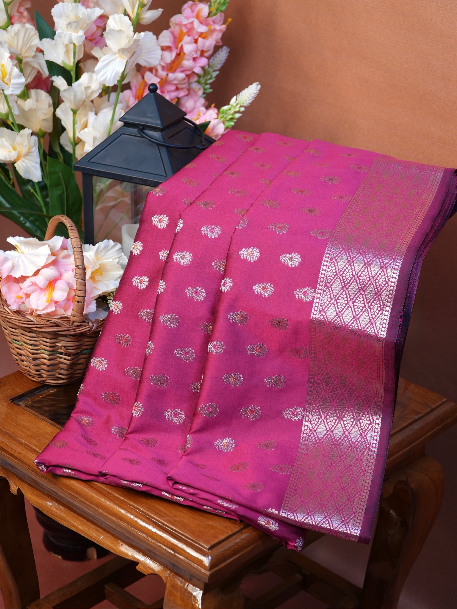 Banarasi Semi Katan Silk Saree