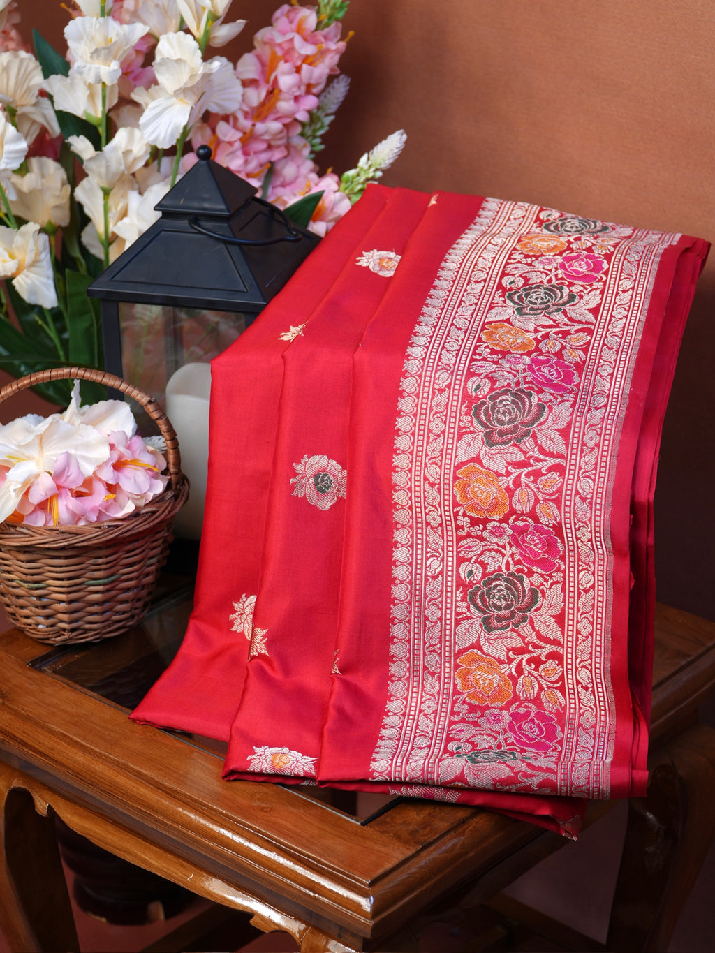Banarasi Pure Katan Silk Handwoven Saree