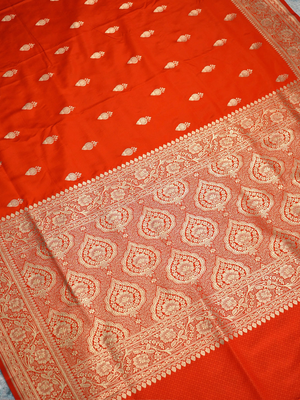 Banarasi Mushru Katan Silk Saree