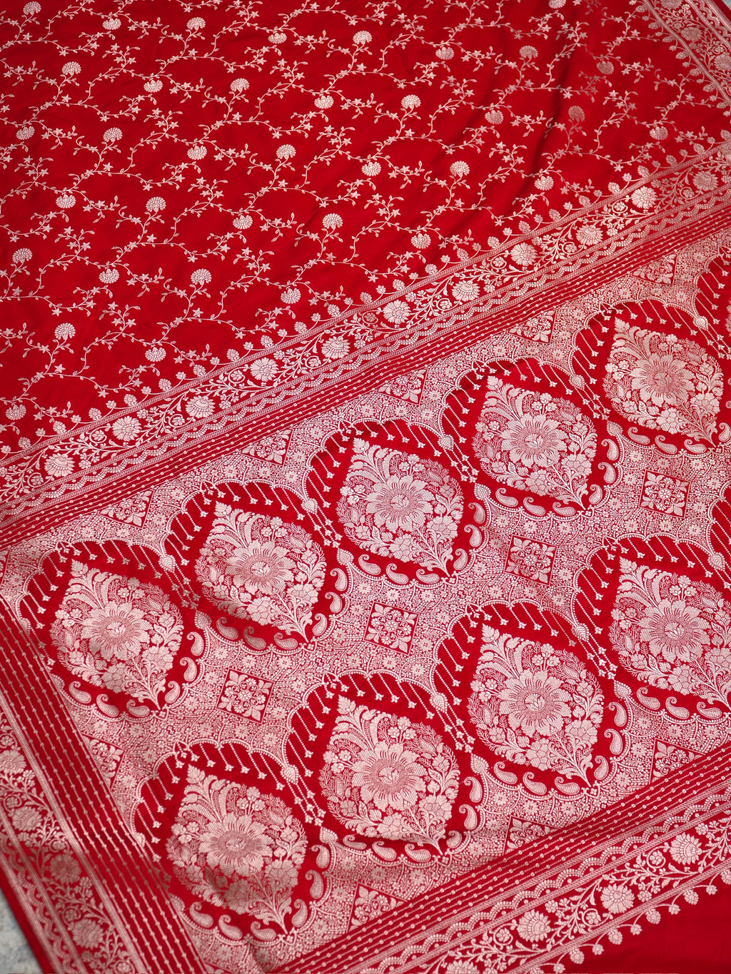 Banarasi Mushru Katan Silk Saree