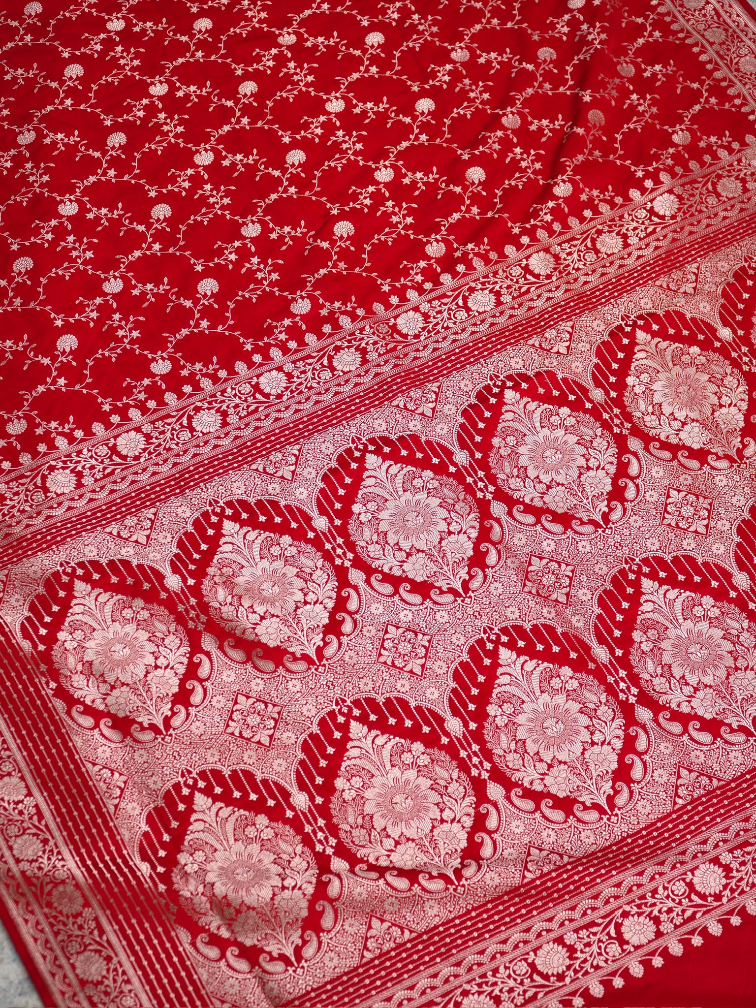 Banarasi Mushru Katan Silk Saree