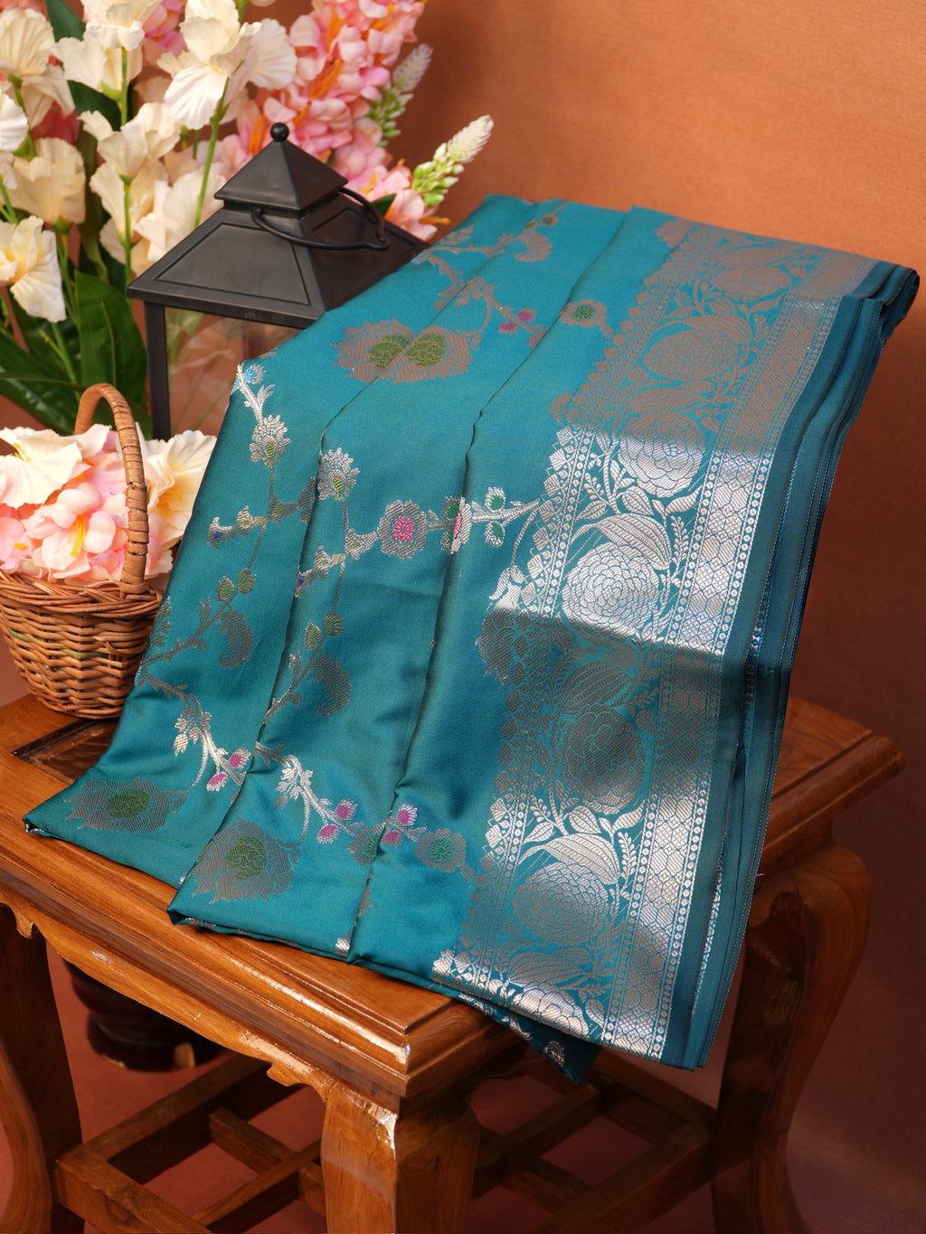 Banarasi Semi Katan Silk Saree