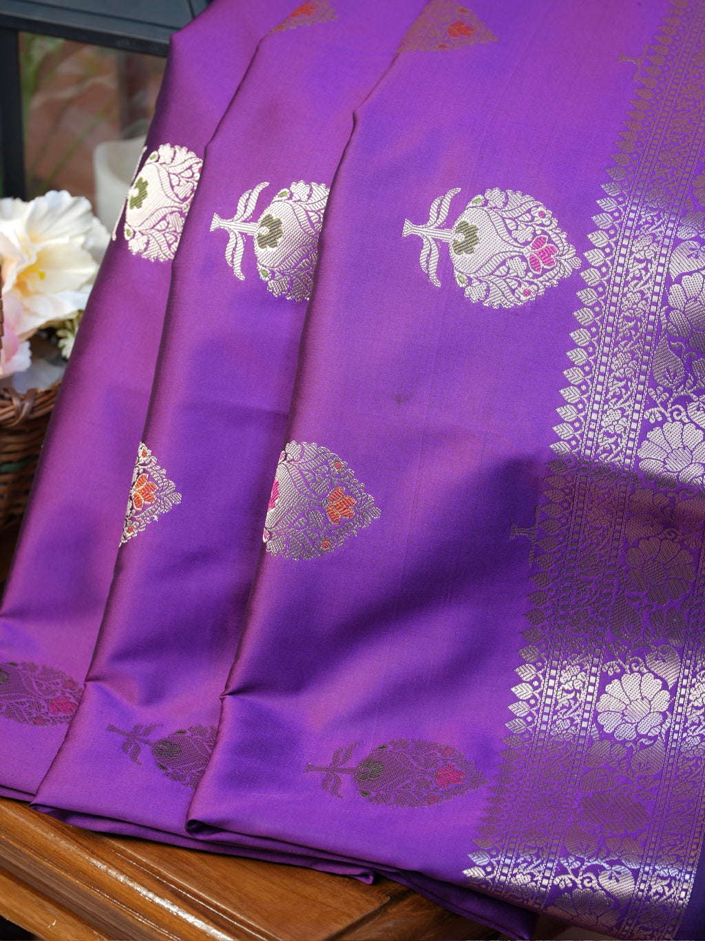 Banarasi Semi Katan Silk Saree