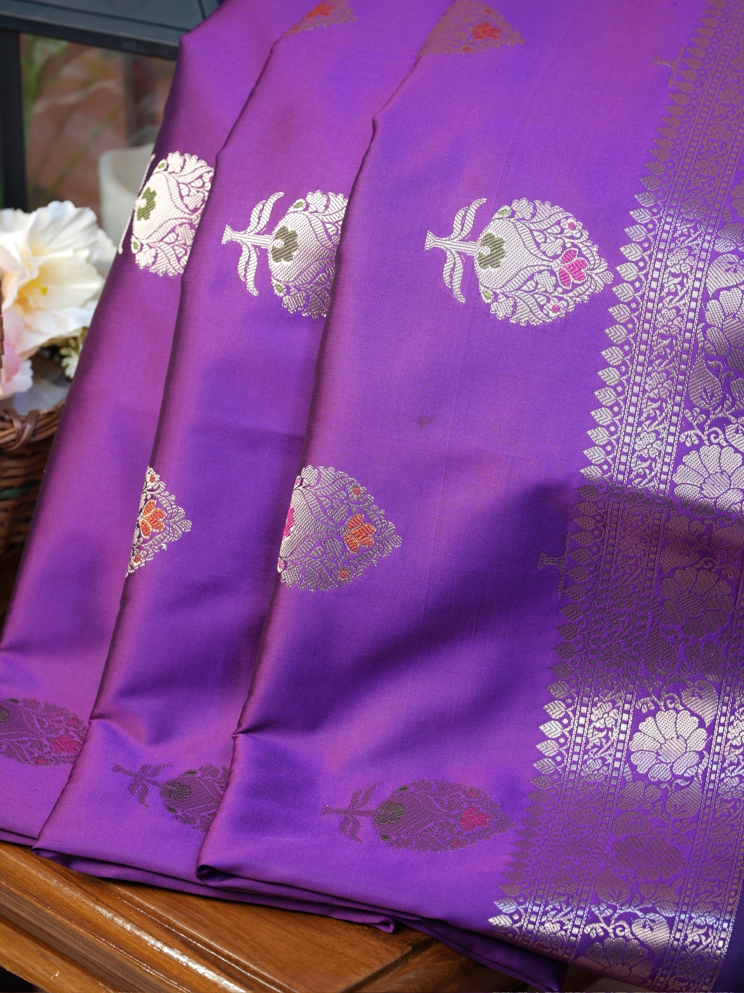 Banarasi Semi Katan Silk Saree