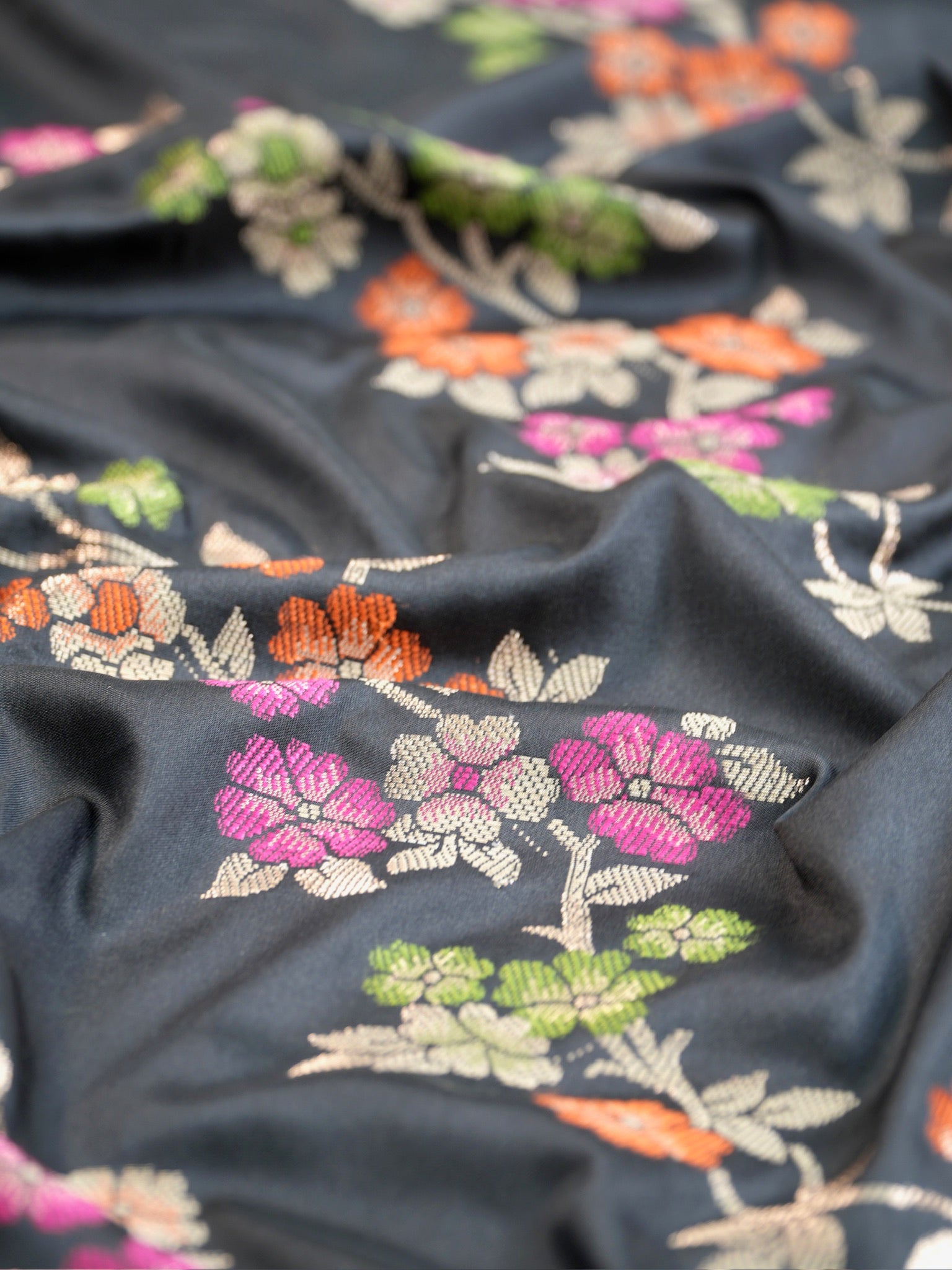 Banarasi Semi Katan Silk Saree