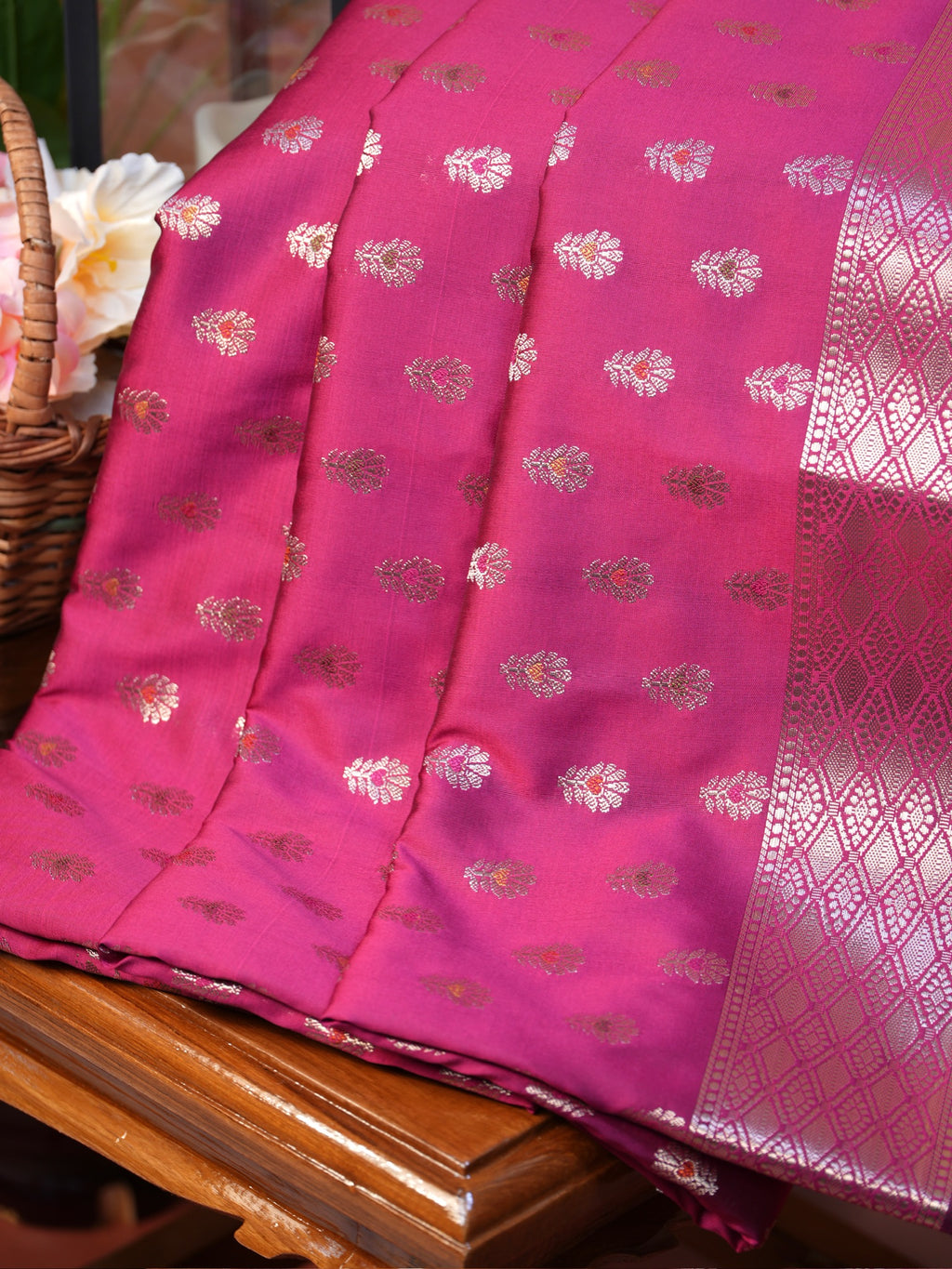 Banarasi Semi Katan Silk Saree