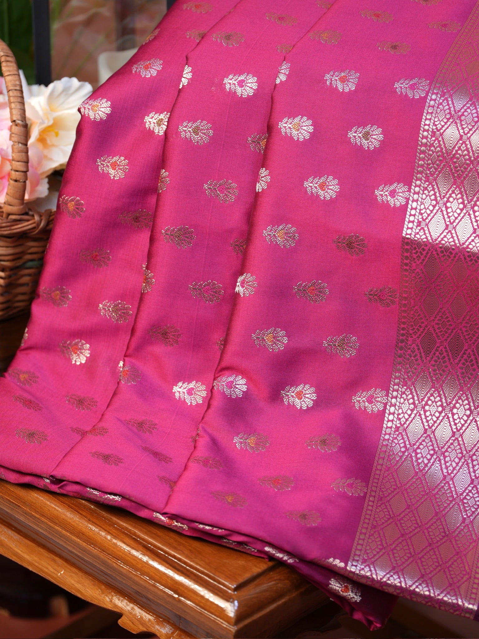 Banarasi Semi Katan Silk Saree