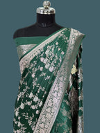 Banarasi Mushru Katan Silk Saree
