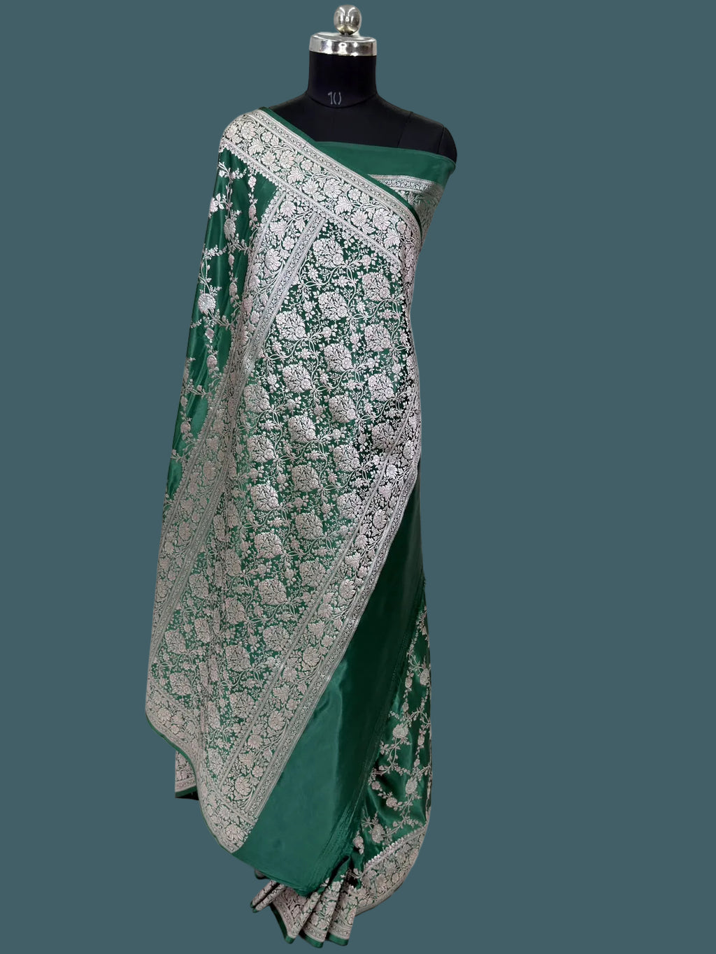 Banarasi Mushru Katan Silk Saree