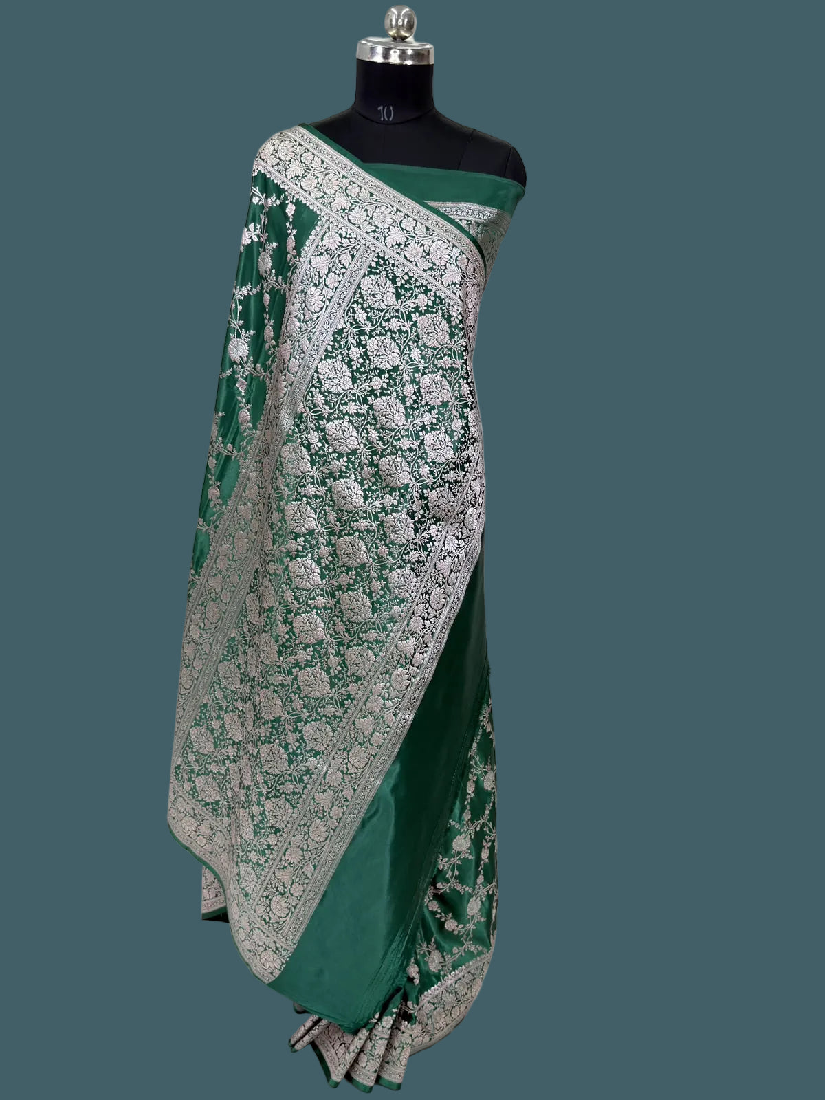 Banarasi Mushru Katan Silk Saree