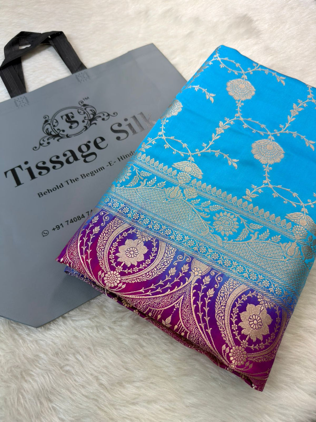 Banarasi Mushru Katan Silk Saree