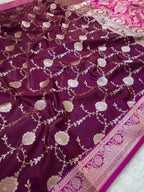 Banarasi Mushru Katan Silk Saree