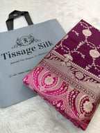 Banarasi Mushru Katan Silk Saree
