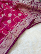 Banarasi Mushru Katan Silk Saree
