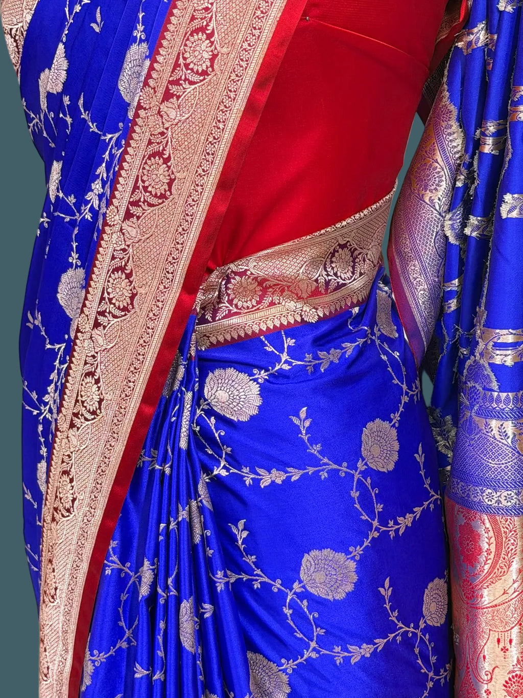 Banarasi Mushru Katan Silk Saree