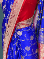 Banarasi Mushru Katan Silk Saree