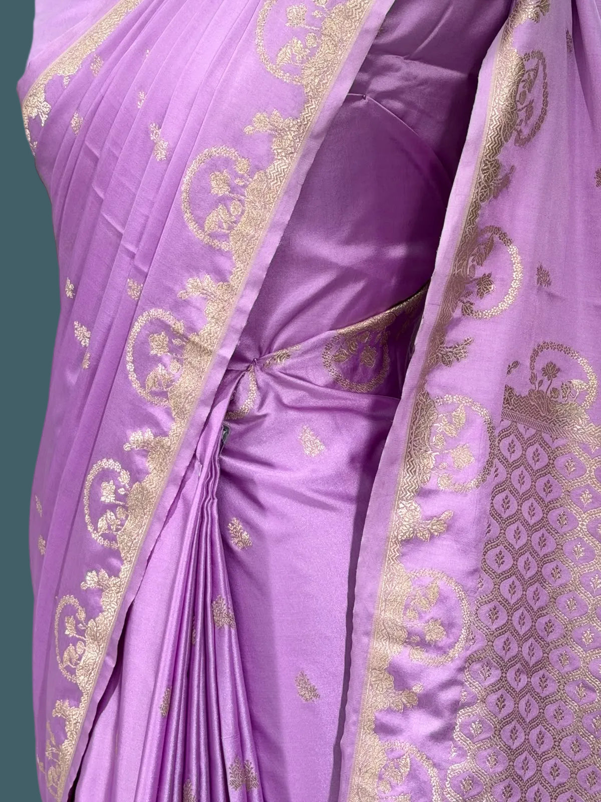 Banarasi Mushru Katan Silk Saree