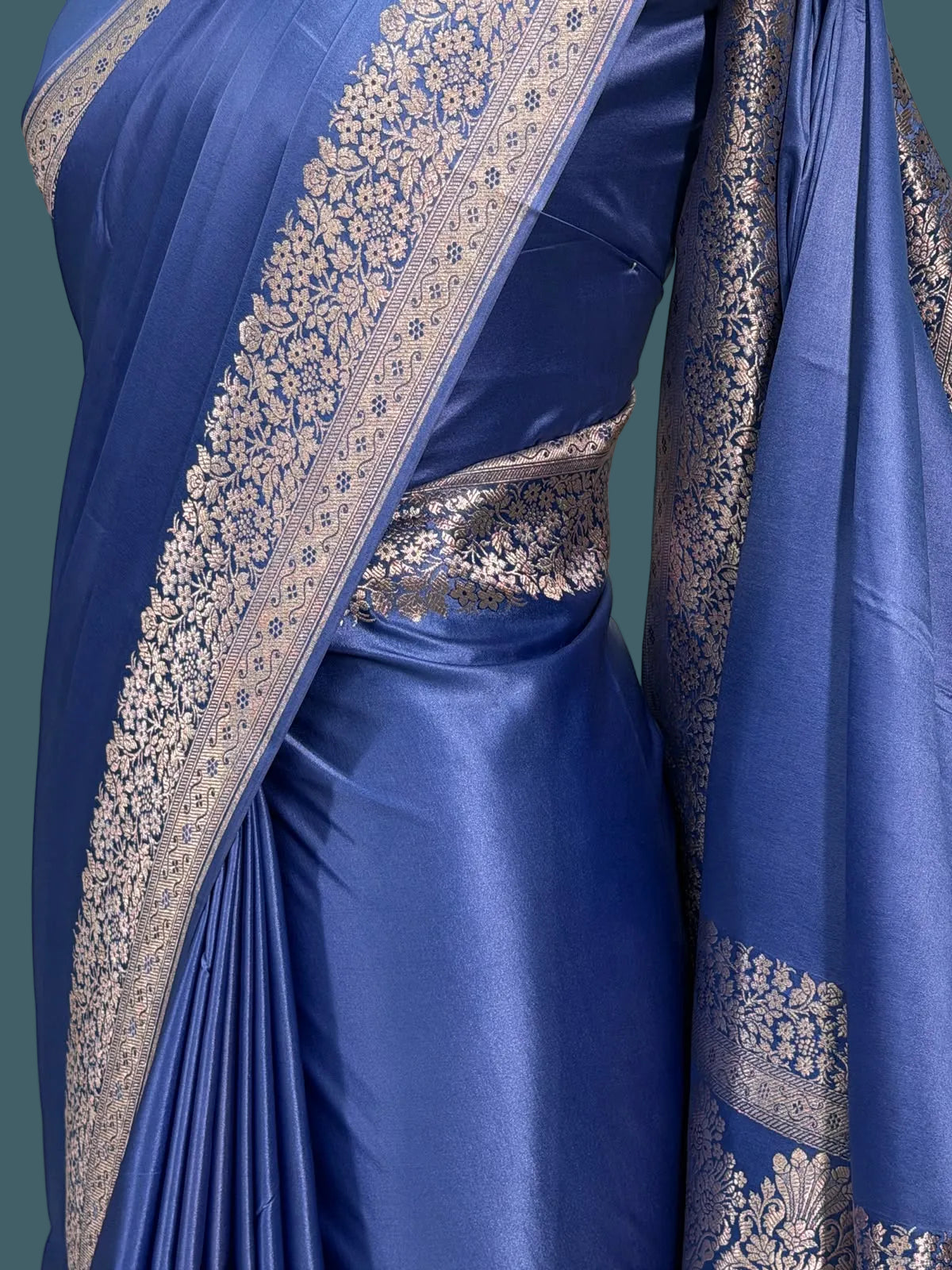Banarasi Mushru Katan Silk Saree