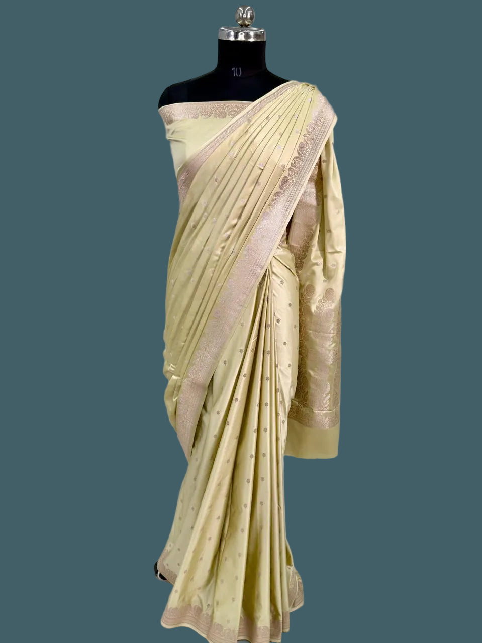 Banarasi Mushru Katan Silk Saree
