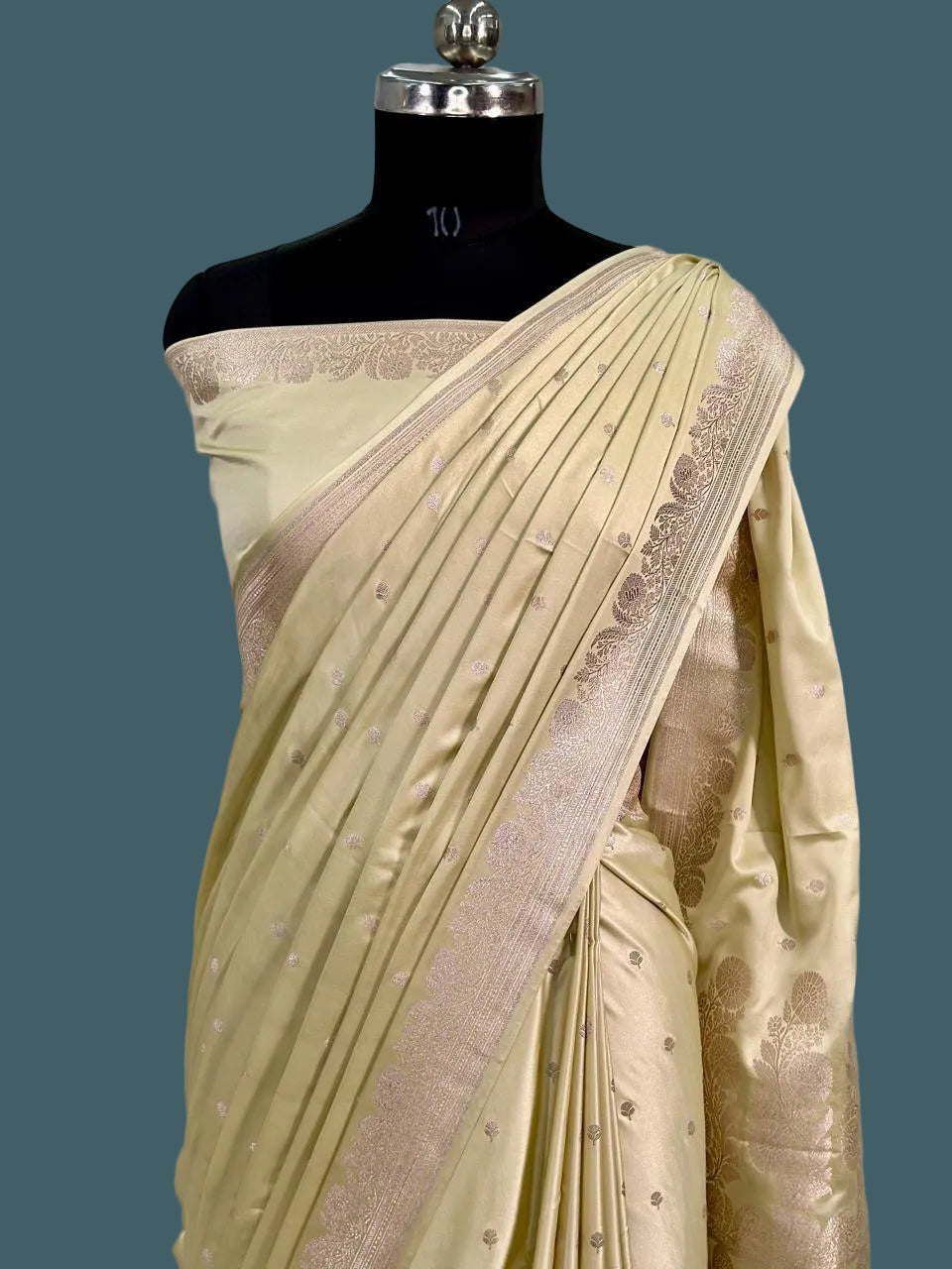 Banarasi Mushru Katan Silk Saree