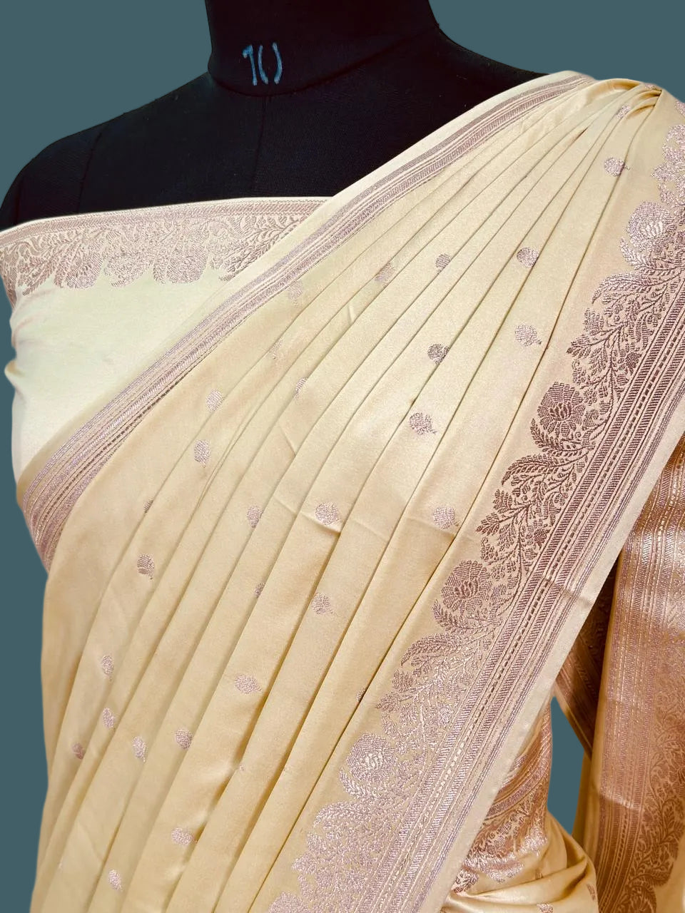 Banarasi Mushru Katan Silk Saree