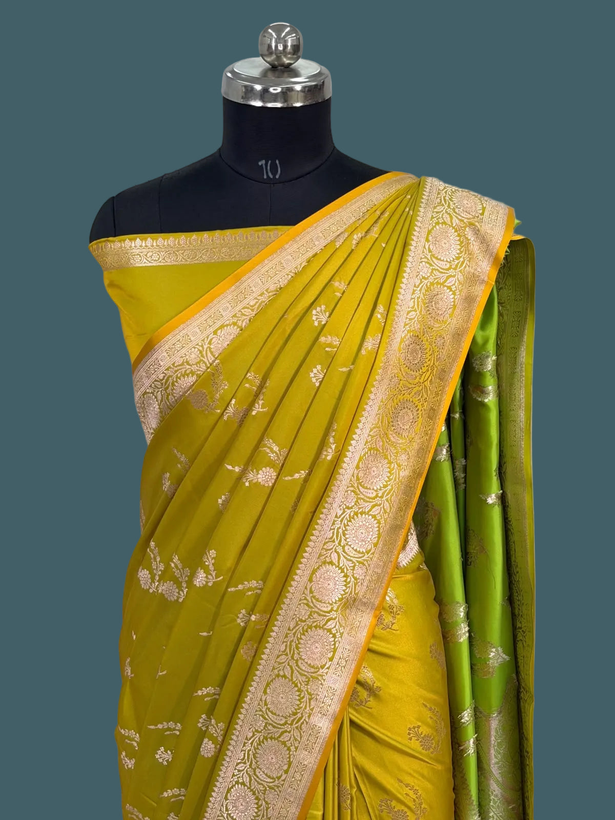 Banarasi Mushru Katan Silk Saree