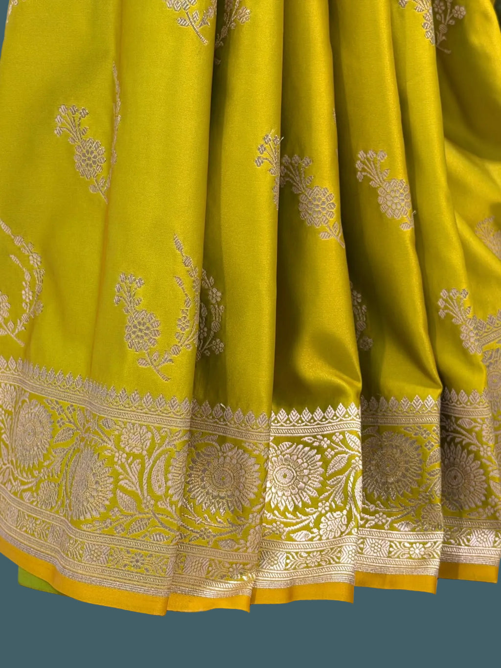 Banarasi Mushru Katan Silk Saree