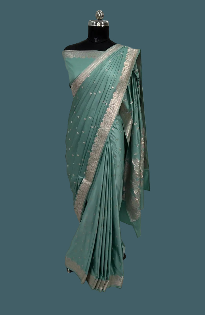 Banarasi Mushru Katan Silk Saree