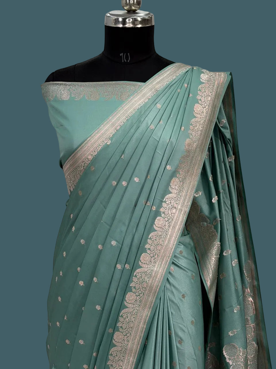 Banarasi Mushru Katan Silk Saree