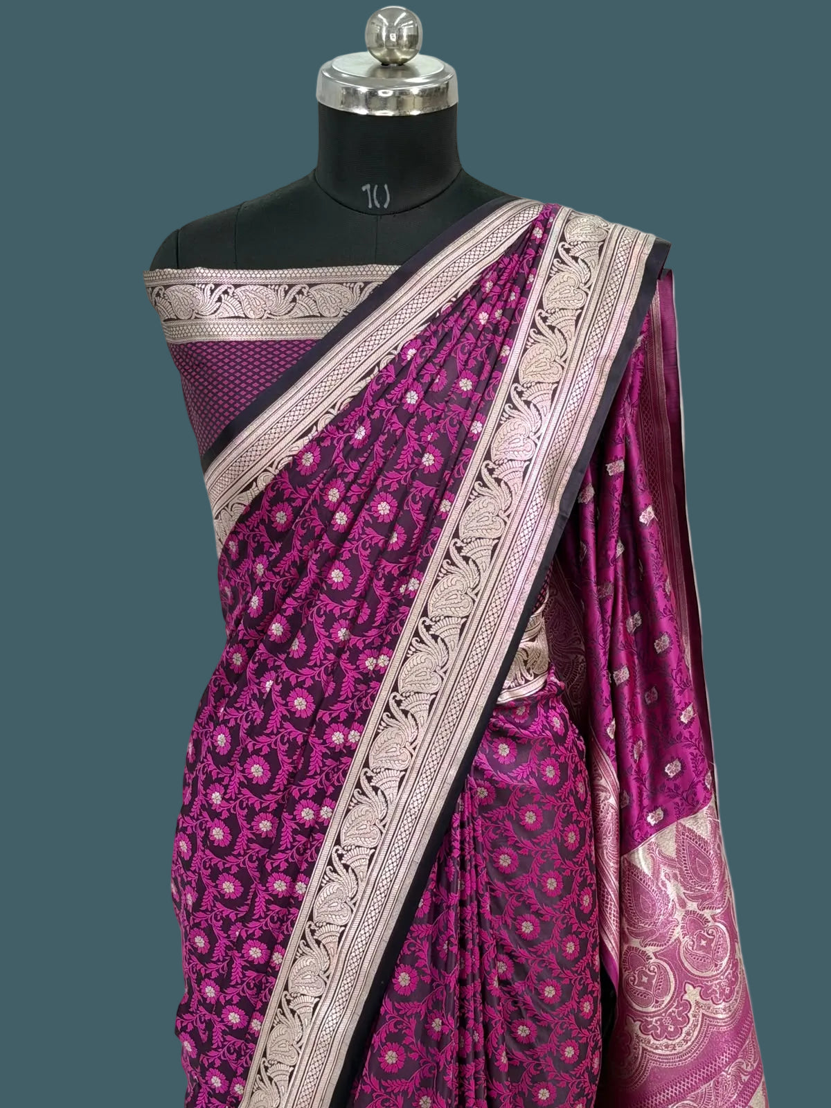 Banarasi Mushru (tanchuii) Katan Silk Saree