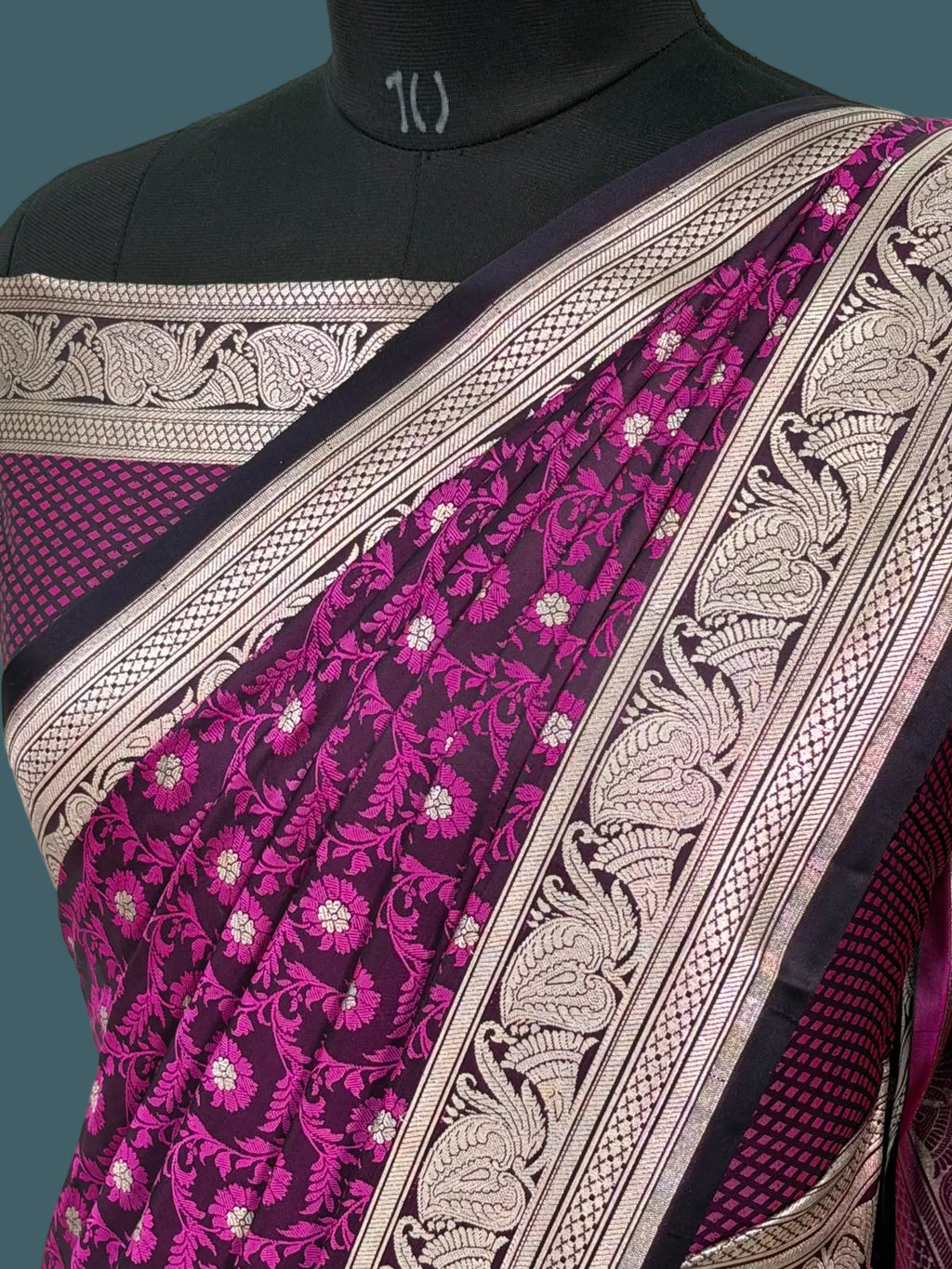 Banarasi Mushru (tanchuii) Katan Silk Saree