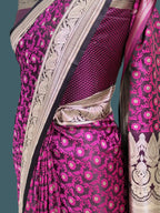 Banarasi Mushru (tanchuii) Katan Silk Saree