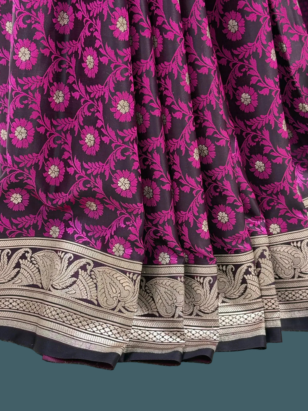 Banarasi Mushru (tanchuii) Katan Silk Saree