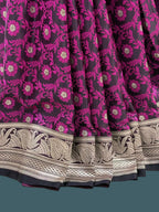 Banarasi Mushru (tanchuii) Katan Silk Saree