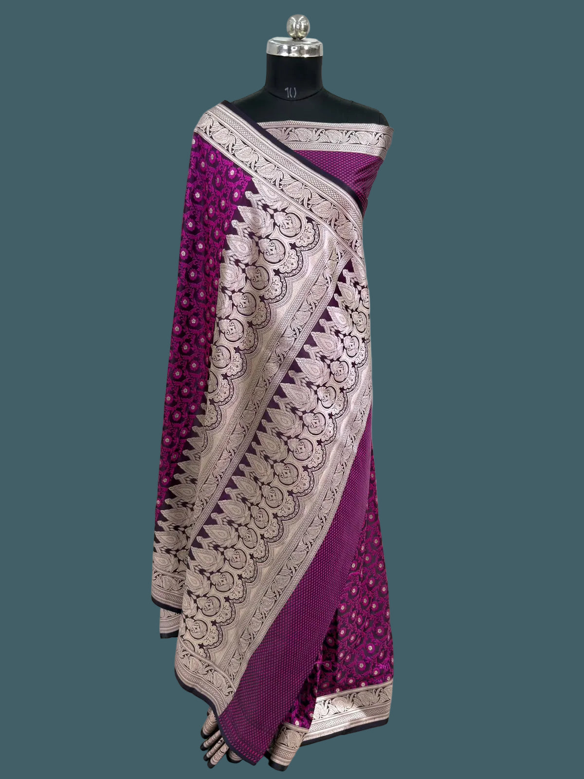 Banarasi Mushru (tanchuii) Katan Silk Saree
